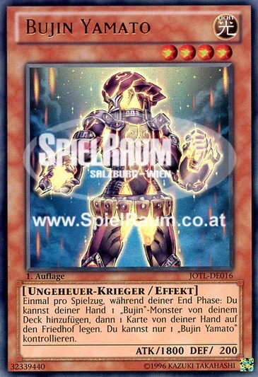 Bujin Yamato Single: Yu-Gi-Oh! Judgment of the Light Einzelkarte