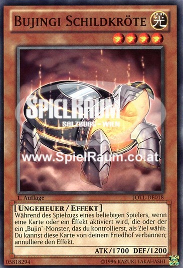 Bujingi Turtle Single: Yu-Gi-Oh! Judgment of the Light Einzelkarte