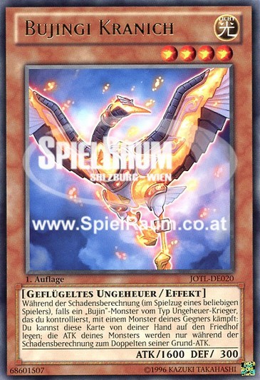 Bujingi Crane Single: Yu-Gi-Oh! Judgment of the Light Einzelkarte