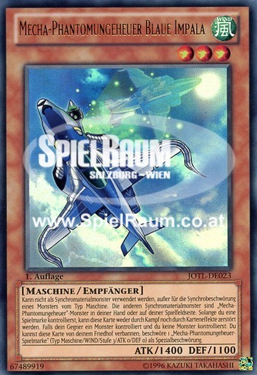 Mecha Phantom Beast Blue Impala Single: Yu-Gi-Oh! Judgment of the Light Einzelkarte