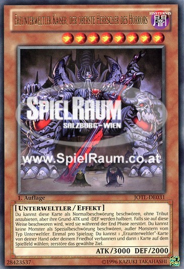 Archfiend Emperor, the First Lord of Horror (V.1 - Rare) Single: Yu-Gi-Oh! Judgment of the Light Einzelkarte