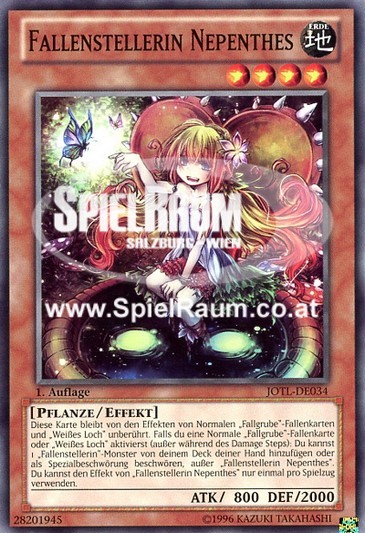 Traptrix Nepenthes Single: Yu-Gi-Oh! Judgment of the Light Einzelkarte