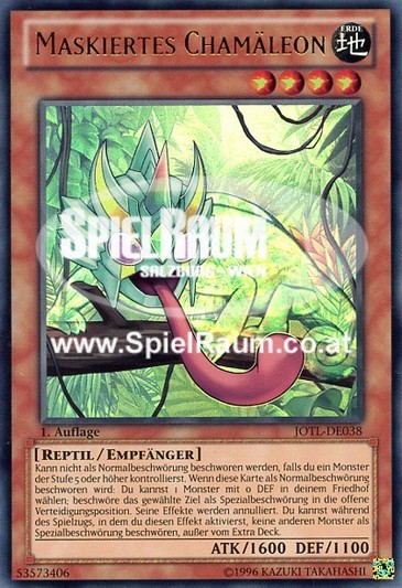 Masked Chameleon Single: Yu-Gi-Oh! Judgment of the Light Einzelkarte