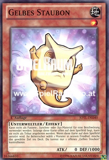 Yellow Duston Single: Yu-Gi-Oh! Judgment of the Light Einzelkarte