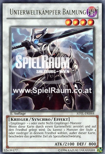 Underworld Fighter Balmung Single: Yu-Gi-Oh! Judgment of the Light Einzelkarte