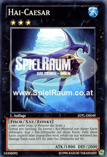 Shark Caesar Single: Yu-Gi-Oh! Judgment of the Light Einzelkarte