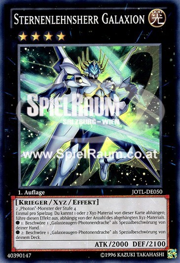 Starliege Lord Galaxion Single: Yu-Gi-Oh! Judgment of the Light Einzelkarte