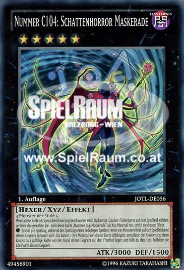 Number C104: Umbral Horror Masquerade (V.2 - Ultimate Rare) Single: Yu-Gi-Oh! Judgment of the Light Einzelkarte