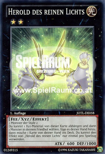 Herald of Pure Light Single: Yu-Gi-Oh! Judgment of the Light Einzelkarte