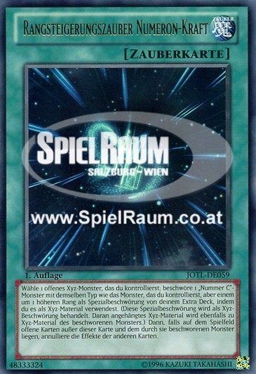 Rank-Up-Magic Numeron Force (V.2 - Ultimate Rare) Single: Yu-Gi-Oh! Judgment of the Light Einzelkarte