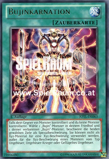Bujincarnation Single: Yu-Gi-Oh! Judgment of the Light Einzelkarte