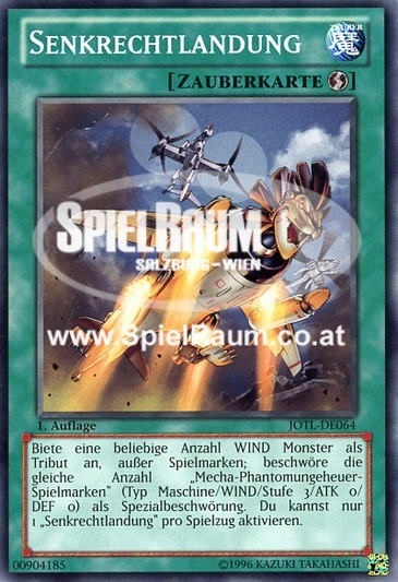 Vertical Landing Single: Yu-Gi-Oh! Judgment of the Light Einzelkarte