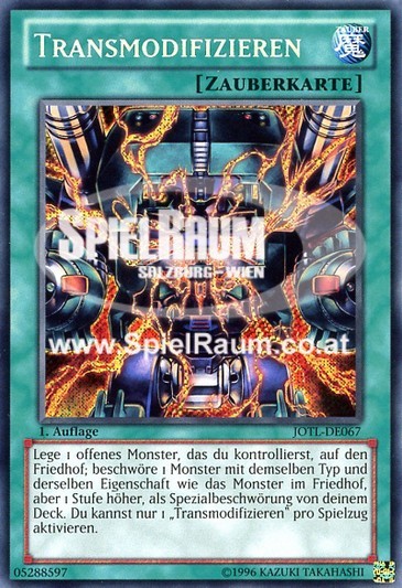 Transmodify Single: Yu-Gi-Oh! Judgment of the Light Einzelkarte