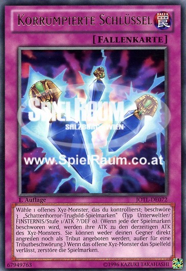 Corrupted Keys Single: Yu-Gi-Oh! Judgment of the Light Einzelkarte