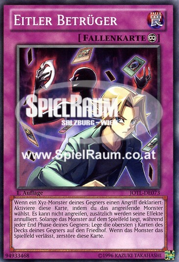 Vain Betrayer Single: Yu-Gi-Oh! Judgment of the Light Einzelkarte