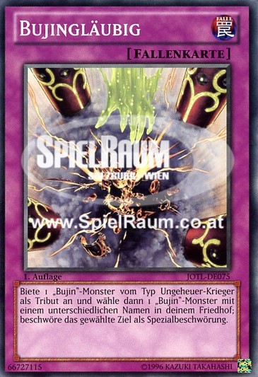 Bujinfidel Single: Yu-Gi-Oh! Judgment of the Light Einzelkarte