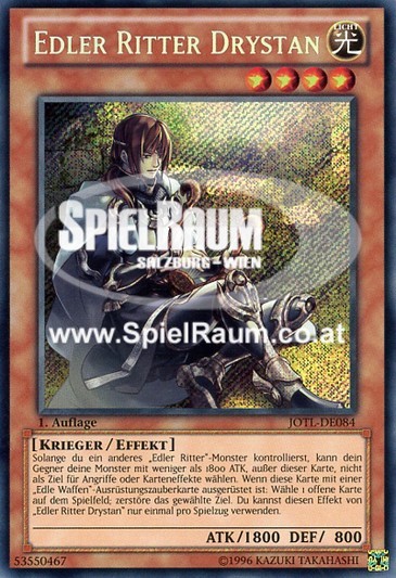 Noble Knight Drystan Single: Yu-Gi-Oh! Judgment of the Light Einzelkarte