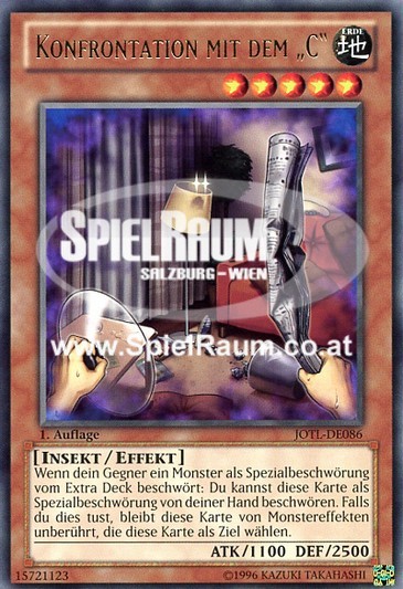 Confronting the "C" Single: Yu-Gi-Oh! Judgment of the Light Einzelkarte