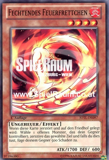 Fencing Fire Ferret Single: Yu-Gi-Oh! Judgment of the Light Einzelkarte