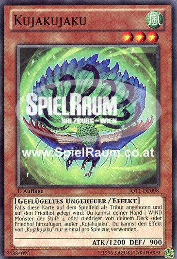 Kujakujaku Single: Yu-Gi-Oh! Judgment of the Light Einzelkarte