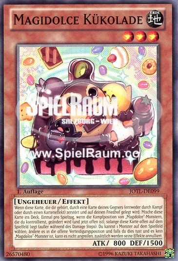 Madolche Chickolates Single: Yu-Gi-Oh! Judgment of the Light Einzelkarte