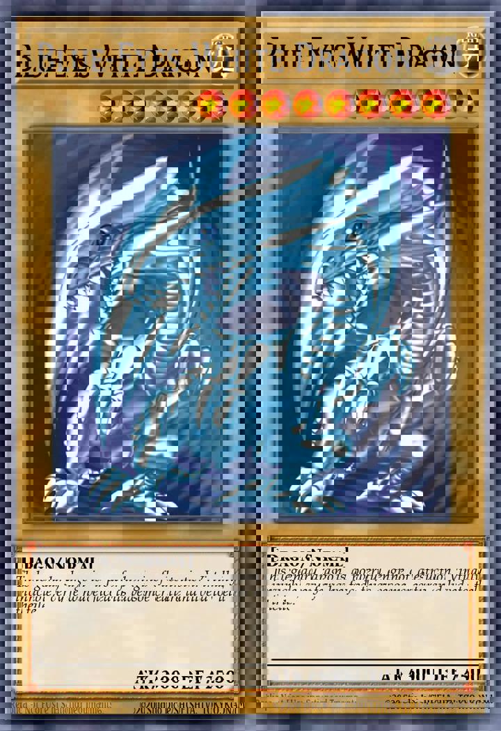 Blue-Eyes White Dragon (V.4 - Ultra Rare)