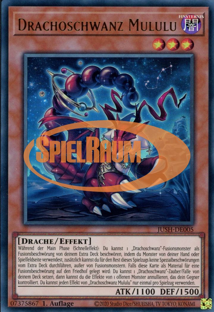 Yu-Gi-Oh! Drachoschwanz Faimena Ultra Rare - Justice Hunters 1. Auflage Deutsch