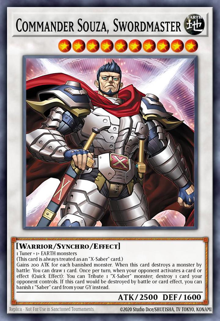 Commander Souza, Swordmaster (V.1 - Ultra Rare)