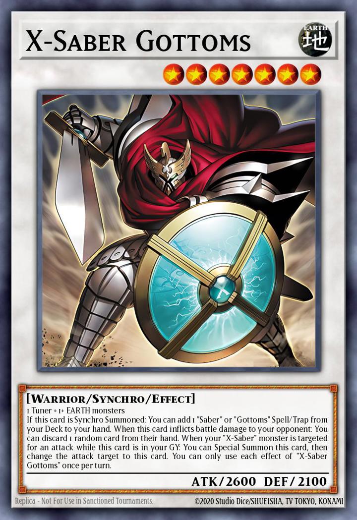 X-Saber Gottoms (V.1 - Ultra Rare)