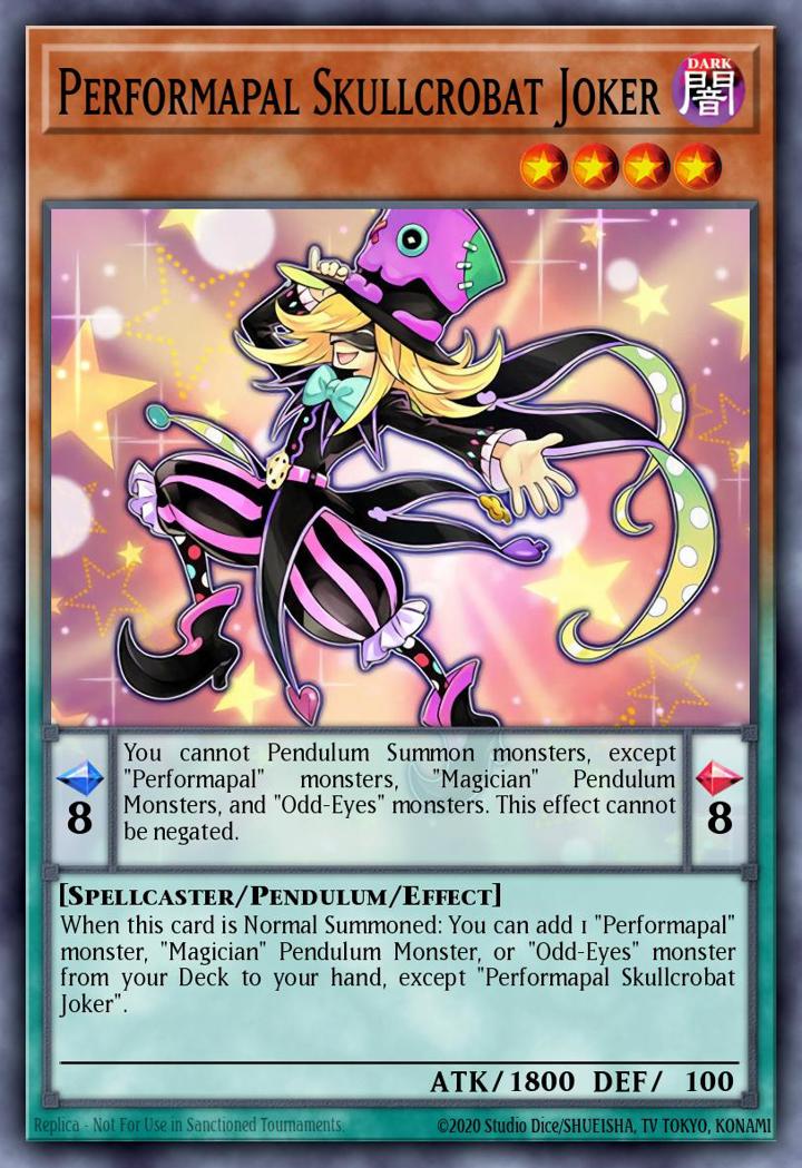 Performapal Skullcrobat Joker (V.1 - Common)