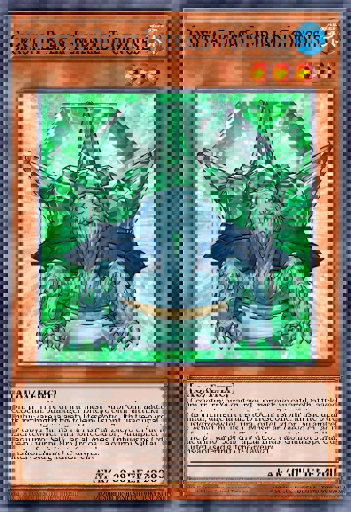 Crystal Beast Emerald Tortoise