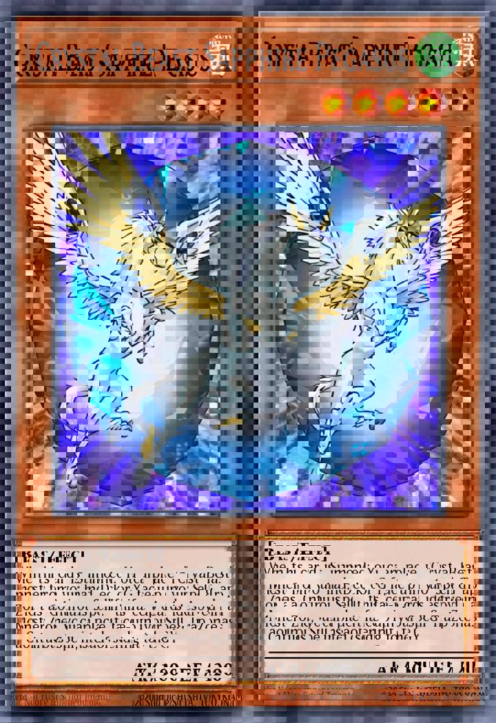 Crystal Beast Sapphire Pegasus