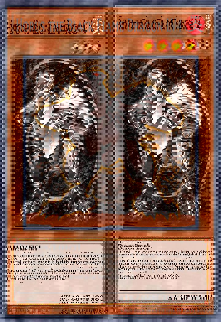 Horus the Black Flame Dragon LV4