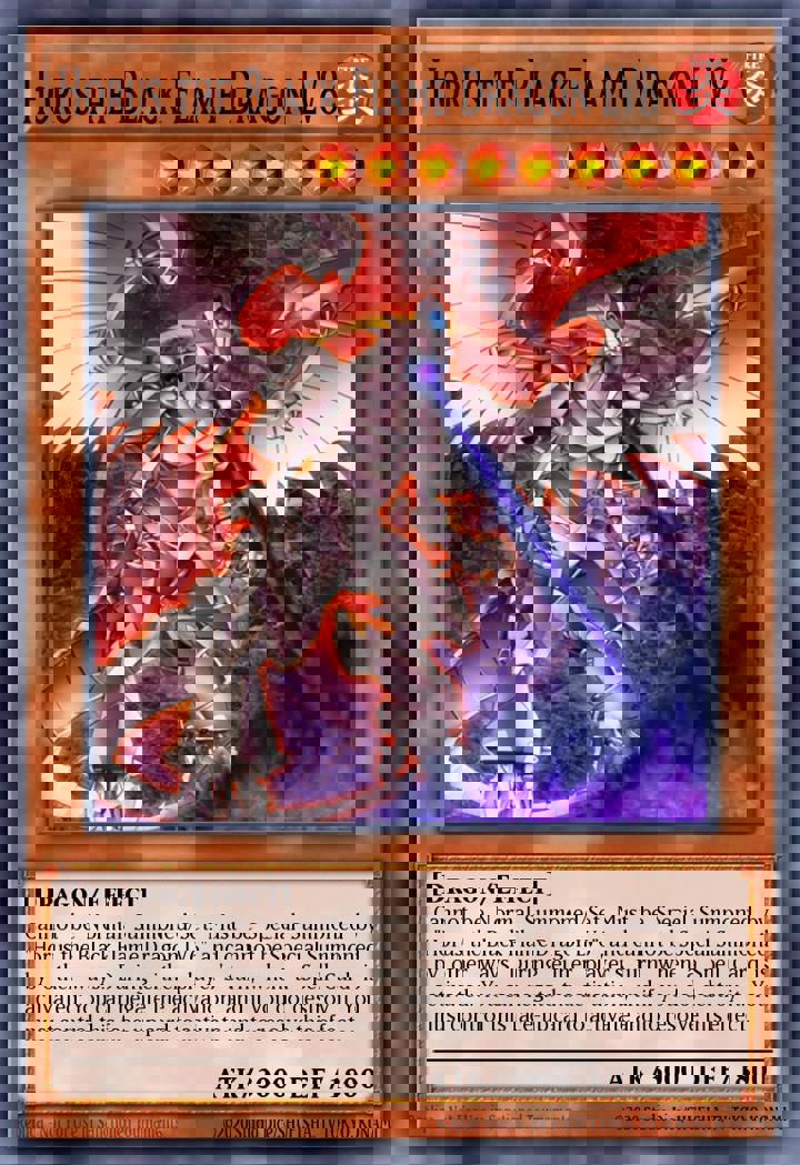 Horus the Black Flame Dragon LV8
