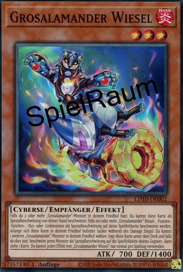 Salamangreat Weasel Single: Yu-Gi-Oh! Legendary Duelists: Soulburning Volcano Einzelkarte