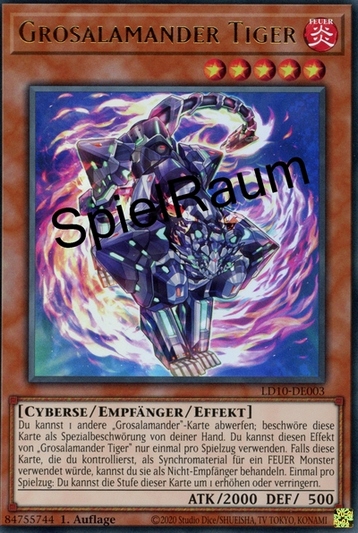 Salamangreat Tiger Single: Yu-Gi-Oh! Legendary Duelists: Soulburning Volcano Einzelkarte