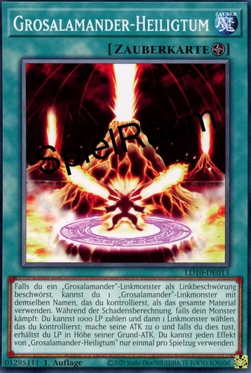 Salamangreat Sanctuary Single: Yu-Gi-Oh! Legendary Duelists: Soulburning Volcano Einzelkarte