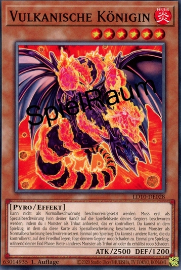 Volcanic Queen Single: Yu-Gi-Oh! Legendary Duelists: Soulburning Volcano Einzelkarte