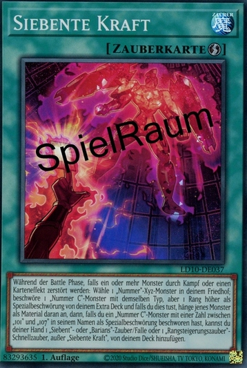 Seventh Force Single: Yu-Gi-Oh! Legendary Duelists: Soulburning Volcano Einzelkarte