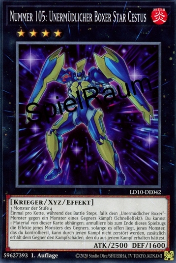 Number 105: Battlin' Boxer Star Cestus