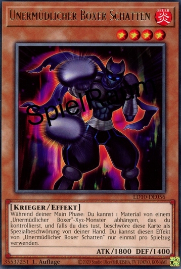 Battlin' Boxer Shadow Single: Yu-Gi-Oh! Legendary Duelists: Soulburning Volcano Einzelkarte