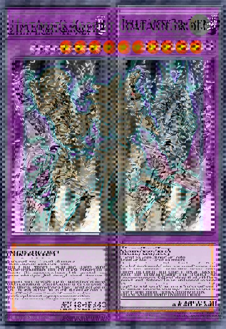 Ultimate Ancient Gear Golem