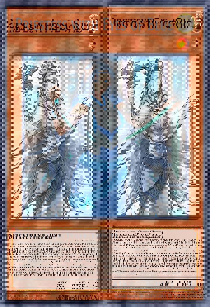 Priestess with Eyes of Blue