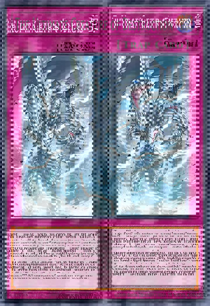 The Ultimate Creature of Destruction (V.1 - Ultra Rare)