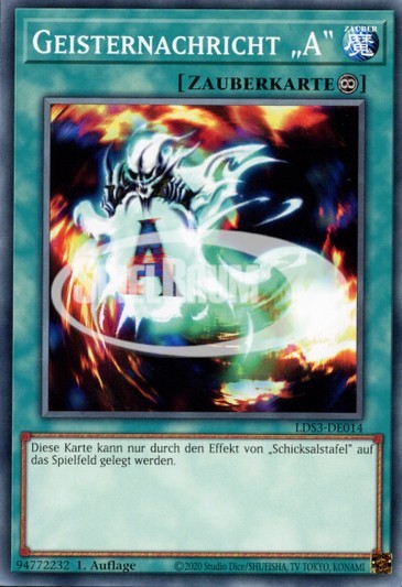 Spirit Message "A"