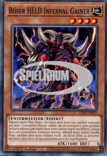 Evil HERO Infernal Gainer