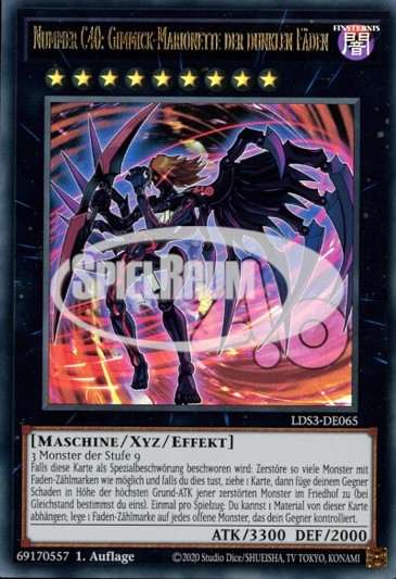 Number C40: Gimmick Puppet of Dark Strings (V.1 - Ultra Rare)