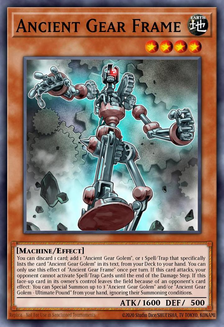 Ancient Gear Frame Single: Yu-Gi-Oh! Legendary Duelists: Ancient Millennium Einzelkarte