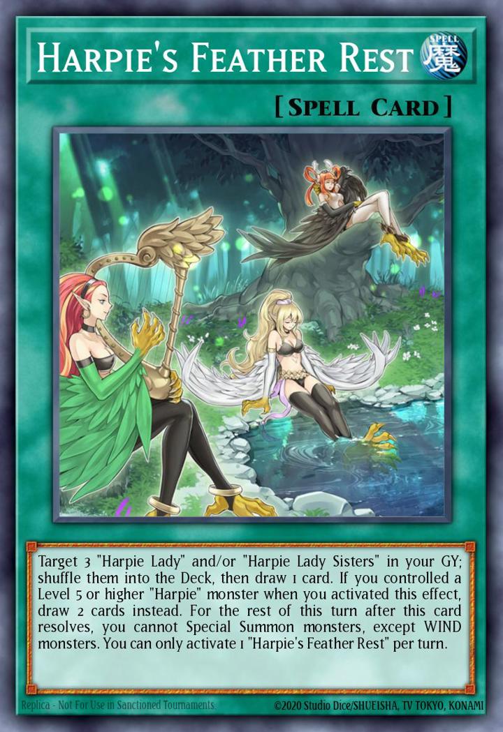 Harpie's Feather Rest Single: Yu-Gi-Oh! Legendary Duelists: Sisters of the Rose Einzelkarte