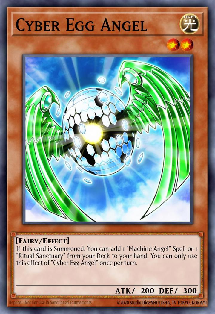 Cyber Egg Angel Single: Yu-Gi-Oh! Legendary Duelists: Sisters of the Rose Einzelkarte